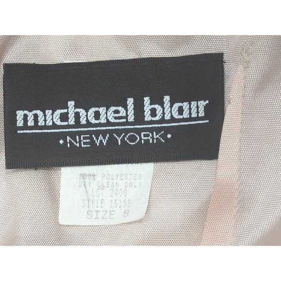 Vintage 90s Floral Crinkle Dress Size 8 Cottagecore Fairycore - Picture 3 of 8